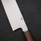 Kama Usuba(Kansai) Blue Steel #2 Kasumi Sumi Urushi Handle 210mm-[Musashi]-[Japanese-Kitchen-Knives]