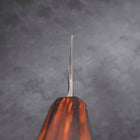 Kama Usuba(Kansai) Blue Steel #2 Kasumi Sumi Urushi Handle 210mm-[Musashi]-[Japanese-Kitchen-Knives]