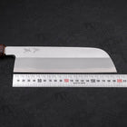 Kama Usuba(Kansai) Blue Steel #2 Kasumi Sumi Urushi Handle 210mm-[Musashi]-[Japanese-Kitchen-Knives]