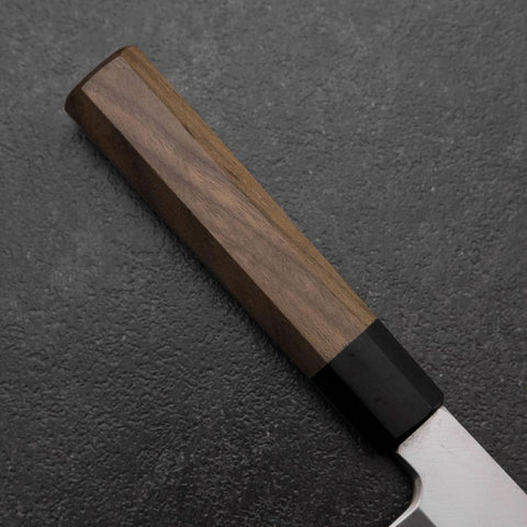 Kama Usuba(Kansai) Silver Steel #3 Kasumi Walnut Handle 200mm-[Musashi]-[Japanese-Kitchen-Knives]