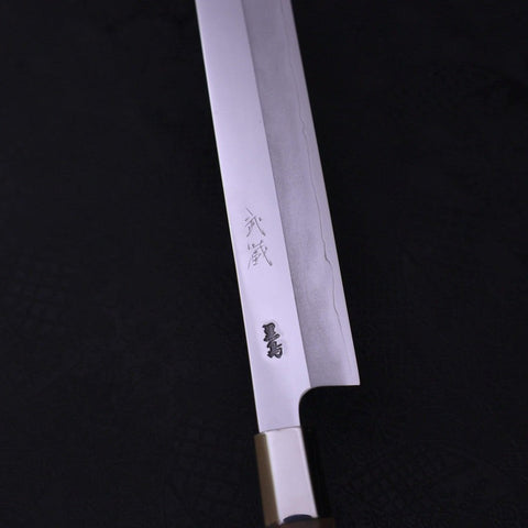 Katsuo Silver Steel #3 Walnut Handle 230mm-[Musashi]-[Japanese-Kitchen-Knives]