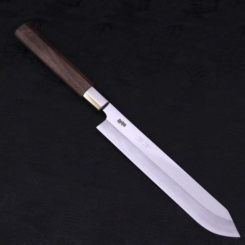 Katsuo Silver Steel #3 Walnut Handle 230mm-[Musashi]-[Japanese-Kitchen-Knives]