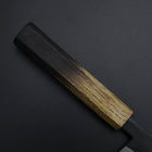Kawamuki White Steel #1 Kurouchi Yaki Urushi Handle 100mm-[Musashi]-[Japanese-Kitchen-Knives]