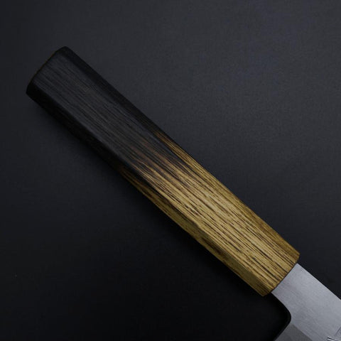 Kawamuki White Steel #1 Polished Yaki Urushi Handle 110mm-[Musashi]-[Japanese-Kitchen-Knives]