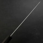 Kengata Petty VG-10 Damascus Ashwood Handle 145mm (5.7”)-[Musashi]-[Japanese-Kitchen-Knives]