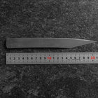Kiridashi Knife Blue Steel #1 Polished Stainless Handle 55mm With Paulownia Wooden Box (2.2”)-[Musashi]-[Japanese-Kitchen-Knives]