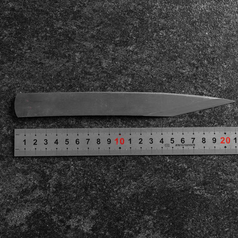 Kiridashi Knife Blue Steel #1 Polished Stainless Handle 55mm With Paulownia Wooden Box (2.2”)-[Musashi]-[Japanese-Kitchen-Knives]