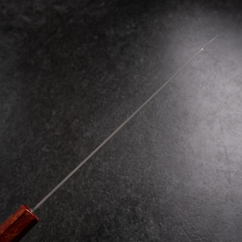 Kiritsuke 440C Polished Red Urushi Handle 210mm (8.3”)-[Musashi]-[Japanese-Kitchen-Knives]