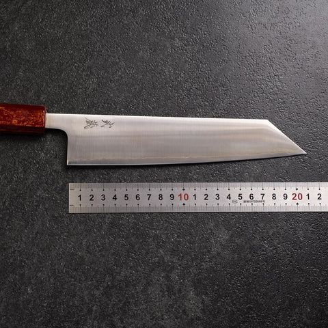 Kiritsuke 440C Polished Red Urushi Handle 210mm (8.3”)-[Musashi]-[Japanese-Kitchen-Knives]