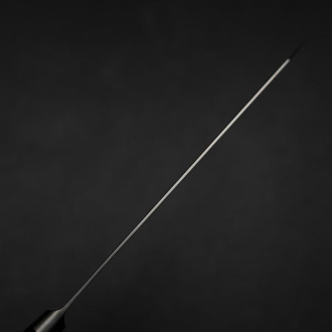 Kiritsuke AUS-10 Damascus Black Western Handle 210mm-[Musashi]-[Japanese-Kitchen-Knives]