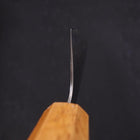 Kiritsuke AUS-10 Mirror Tsuchime Damascus Yaki Urushi Handle 210mm-[Musashi]-[Japanese-Kitchen-Knives]