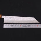 Kiritsuke AUS-10 Mirror Tsuchime Damascus Yaki Urushi Handle 210mm-[Musashi]-[Japanese-Kitchen-Knives]