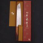 Kiritsuke AUS-10 Mirror Tsuchime Damascus Yaki Urushi Handle 240mm-[Musashi]-[Japanese-Kitchen-Knives]