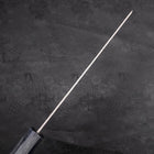 Kiritsuke AUS-10 Tsuchime Damascus Dark-Blue Urushi Handle 210mm-[Musashi]-[Japanese-Kitchen-Knives]