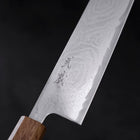 Kiritsuke AUS-10 Wave Nickel Damascus Yaki Urushi Handle 210mm-[Musashi]-[Japanese-Kitchen-Knives]