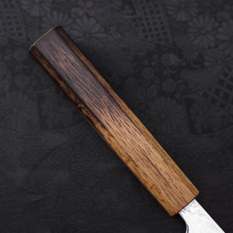 Kiritsuke AUS-10 Wave Nickel Damascus Yaki Urushi Handle 210mm-[Musashi]-[Japanese-Kitchen-Knives]