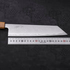 Kiritsuke AUS-10 Wave Nickel Damascus Yaki Urushi Handle 210mm-[Musashi]-[Japanese-Kitchen-Knives]