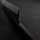Kiritsuke Blue Super Kurouchi Damascus Buffalo Ebony Handle 210mm-[Musashi]-[Japanese-Kitchen-Knives]