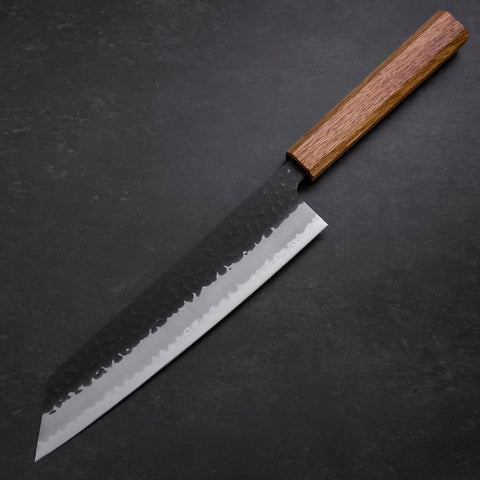 Kiritsuke Blue Super Kurouchi Tsuchime Manico Quercia 210mm