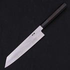 Kiritsuke Blue Steel #1 Suminagashi Buffalo Ebony Handle 200mm-[Musashi]-[Japanese-Kitchen-Knives]