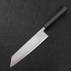 Kiritsuke Blue Steel #2 Damascus Buffalo Ebony Handle 210mm-[Musashi]-[Japanese-Kitchen-Knives]