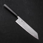 Kiritsuke Blue Steel #2 Damascus Buffalo Ebony Handle 210mm-[Musashi]-[Japanese-Kitchen-Knives]