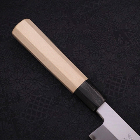 Kiritsuke Blue Steel #2 Kasumi Buffalo Magnolia Handle 240mm-[Musashi]-[Japanese-Kitchen-Knives]