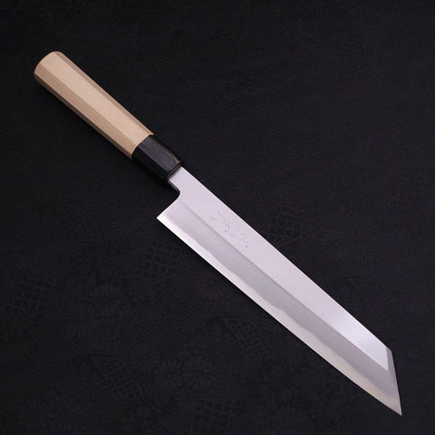 Kiritsuke Blue Steel #2 Kasumi Buffalo Magnolia Handle 240mm-[Musashi]-[Japanese-Kitchen-Knives]