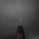 Kiritsuke Blue Steel #2 Kurouchi Buffalo Ebony Handle 210mm-[Musashi]-[Japanese-Kitchen-Knives]