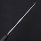 Kiritsuke Blue Steel #2 Suminagashi Buffalo Ebony Handle 270mm-[Musashi]-[Japanese-Kitchen-Knives]