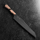 Kiritsuke Bread knife VG-10 Mirror Damascus Maple Handle 210mm - Black-[Musashi]-[Japanese-Kitchen-Knives]