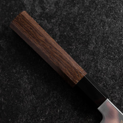 Kiritsuke Gyuto SLD Mirror Buffalo Walnut Handle 205mm-[Musashi]-[Japanese-Kitchen-Knives]