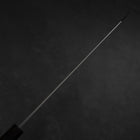 Kiritsuke Gyuto Silver Steel #3 Polished Walnut Handle 240mm-[Musashi]-[Japanese-Kitchen-Knives]
