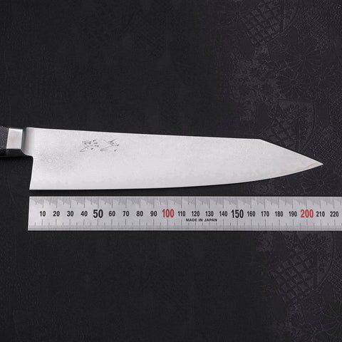Kiritsuke Gyuto VG-10 Damascus Black Marble Handle 210mm-[Musashi]-[Japanese-Kitchen-Knives]