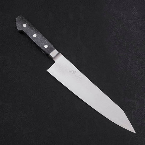 Kiritsuke Gyuto VG-10 Damascus Black Marble Handle 210mm-[Musashi]-[Japanese-Kitchen-Knives]