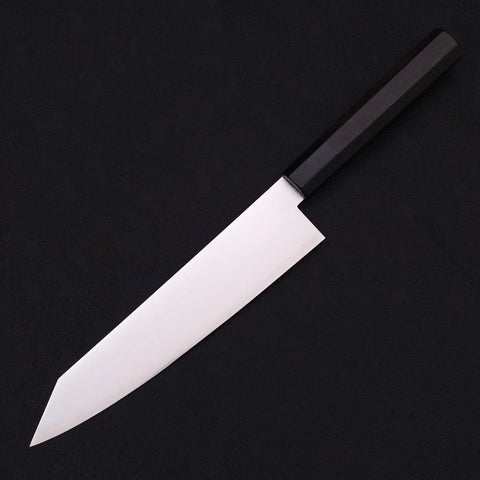 Kiritsuke Gyuto ZDP-189 Polished Buffalo Ebony Handle 210mm-[Musashi]-[Japanese-Kitchen-Knives]