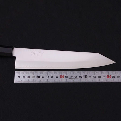 Kiritsuke Gyuto ZDP-189 Polished Buffalo Ebony Handle 210mm-[Musashi]-[Japanese-Kitchen-Knives]