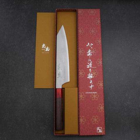 Kiritsuke HAP-40 Bokashi Shitan Handle 200mm-[Musashi]-[Japanese-Kitchen-Knives]