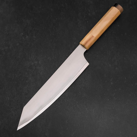 Kiritsuke HAP-40 Polished Double Buffalo Capped Magnolia Handle 200mm-[Musashi]-[Japanese-Kitchen-Knives]