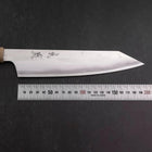 Kiritsuke HAP-40 Polished Double Buffalo Capped Magnolia Handle 200mm-[Musashi]-[Japanese-Kitchen-Knives]