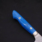 Kiritsuke Nakiri SG-2 Tsuchime Turquoise Blue Handle 170mm-[Musashi]-[Japanese-Kitchen-Knives]