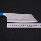 Kiritsuke Nakiri SG-2 Tsuchime Turquoise Blue Handle 170mm-[Musashi]-[Japanese-Kitchen-Knives]