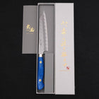 Kiritsuke Petty SG-2 Tsuchime Turquoise Blue Handle 150mm-[Musashi]-[Japanese-Kitchen-Knives]
