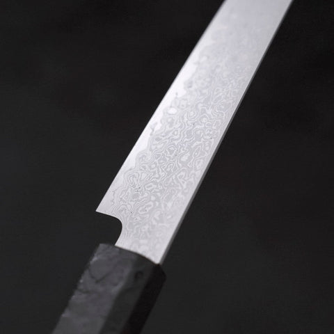 Kiritsuke Petty VG-10 Damascus Black Ishime Handle 150mm-[Musashi]-[Japanese-Kitchen-Knives]