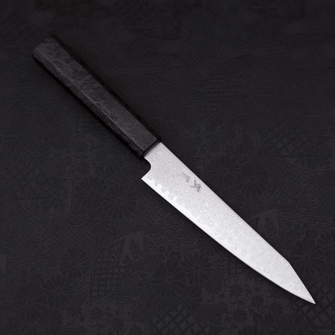 Kiritsuke Petty VG-10 Damascus Black Ishime Handle 150mm-[Musashi]-[Japanese-Kitchen-Knives]