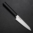 Kiritsuke Petty VG-10 Damascus Ebony Handle 110mm-[Musashi]-[Japanese-Kitchen-Knives]