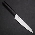 Kiritsuke Petty VG-10 Damascus Ebony Handle 145mm-[Musashi]-[Japanese-Kitchen-Knives]