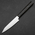 Kiritsuke Petty VG-10 Damascus Gray Birch Handle 120mm-[Musashi]-[Japanese-Kitchen-Knives]
