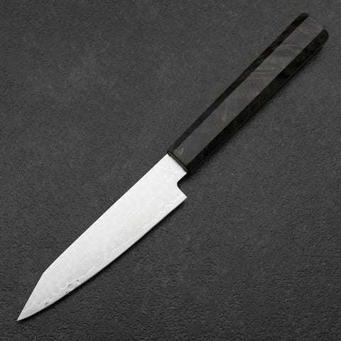 Kiritsuke Petty VG-10 Damascus Gray Birch Handle 120mm-[Musashi]-[Japanese-Kitchen-Knives]