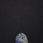 Kiritsuke Petty VG-10 Damascus Ocean Blue-White Mix Handle 130mm (5.1”)-[Musashi]-[Japanese-Kitchen-Knives]